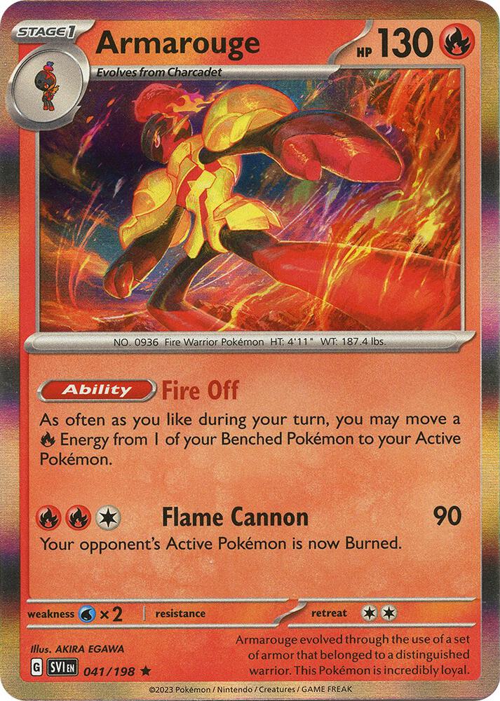 Armarouge 041/198 (SV01: Scarlet & Violet Base Set)  - Holofoil | Good Games Adelaide SA