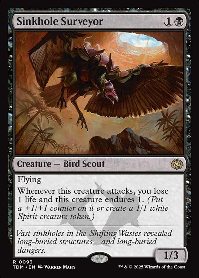 Sinkhole Surveyor 93 (Tarkir: Dragonstorm)  - Foil | Good Games Adelaide SA