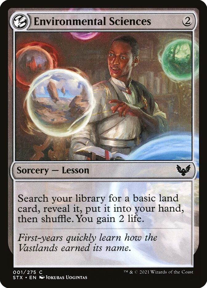 Environmental Sciences 1 (Strixhaven: School of Mages)  - Foil | Good Games Adelaide SA