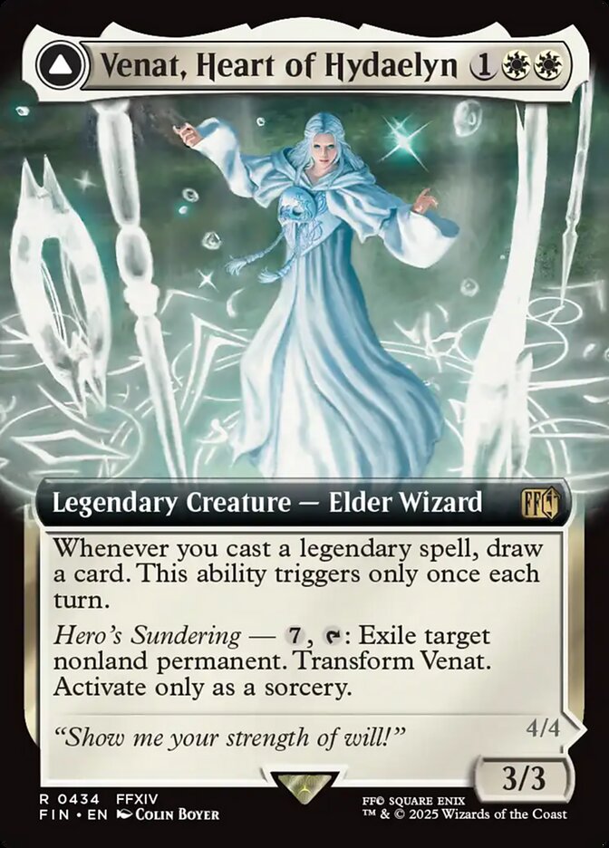 Venat, Heart of Hydaelyn // Hydaelyn, the Mothercrystal 434/309 (FINAL FANTASY)  - Extended Art | Good Games Adelaide SA