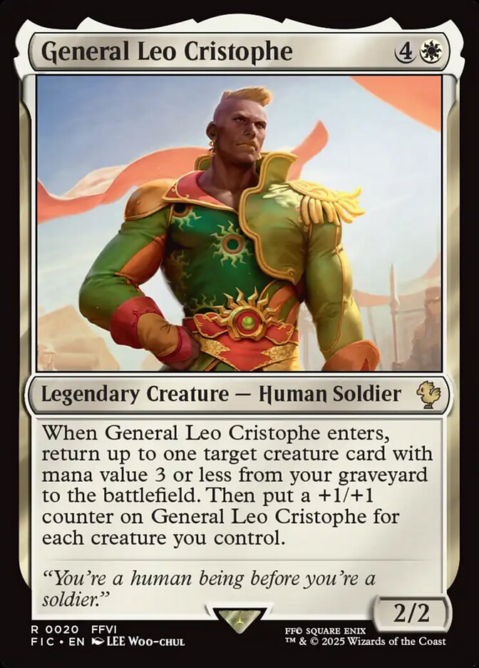 General Leo Cristophe 20 (Commander: FINAL FANTASY)  | Good Games Adelaide SA