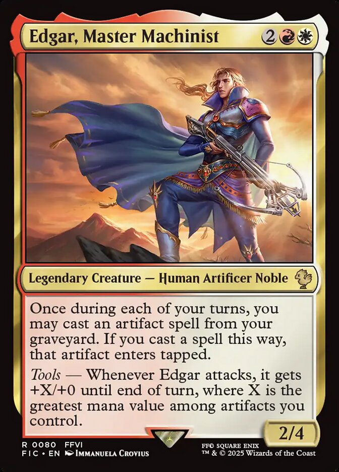 Edgar, Master Machinist 80 (Commander: FINAL FANTASY)  | Good Games Adelaide SA