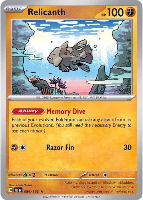Relicanth 084/162 (SV05: Temporal Forces)  - Holofoil | Good Games Adelaide SA