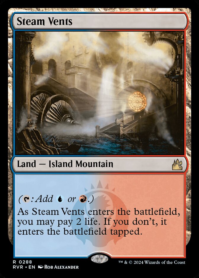 Steam Vents 288 (Ravnica Remastered)  - Foil | Good Games Adelaide SA