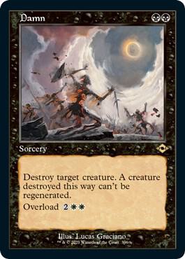 Damn Retro Frame Foil Etched 396 (Modern Horizons 2)  - Foil | Good Games Adelaide SA