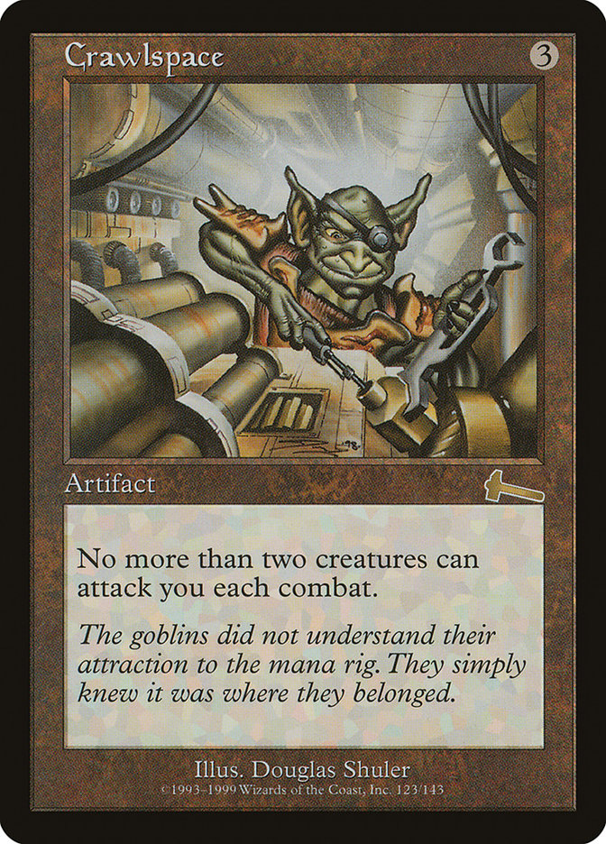 Crawlspace 123 (Urza's Legacy)  - Foil | Good Games Adelaide SA