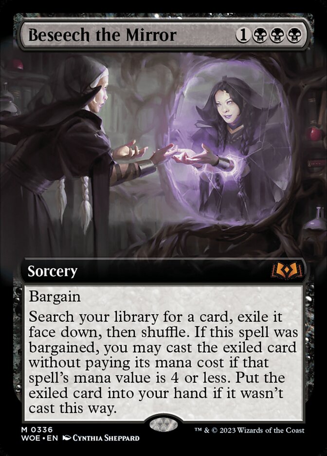 Beseech the Mirror 336 (Wilds of Eldraine)  - Foil | Good Games Adelaide SA