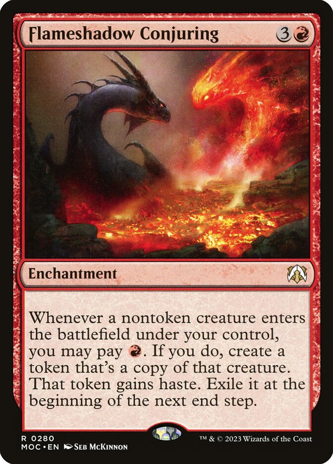 Flameshadow Conjuring 280 (Commander: March of the Machine)  | Good Games Adelaide SA