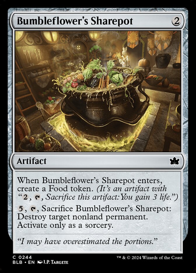 Bumbleflower's Sharepot 244 (Bloomburrow)  - Foil | Good Games Adelaide SA