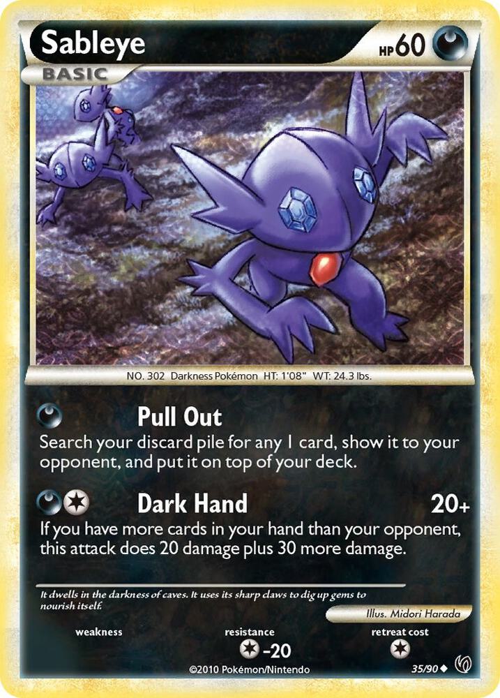 Sableye 35/90 (Undaunted)  - Reverse Holofoil | Good Games Adelaide SA