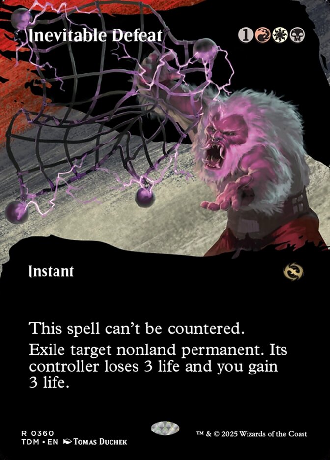 Inevitable Defeat 360 (Tarkir: Dragonstorm)  - Foil | Good Games Adelaide SA