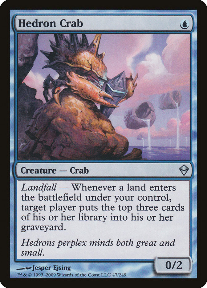 Hedron Crab 47 (Zendikar)  - Foil | Good Games Adelaide SA