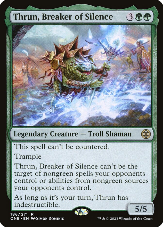 Thrun, Breaker of Silence 186/271 (Phyrexia: All Will Be One)  - Foil | Good Games Adelaide SA