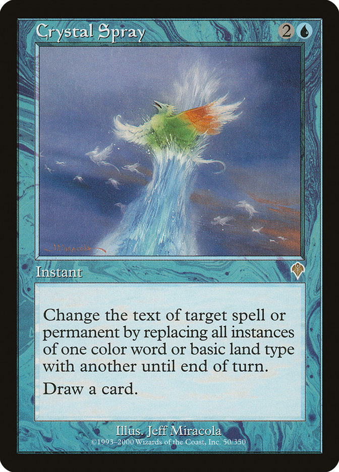 Crystal Spray 50 (Invasion)  - Foil | Good Games Adelaide SA