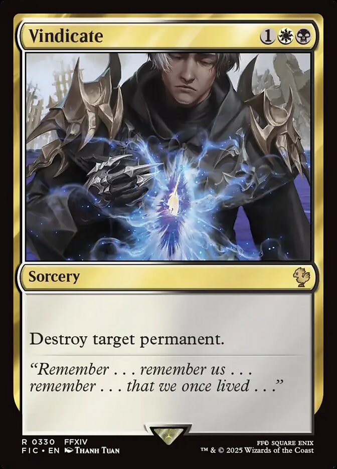 Vindicate 330 (Commander: FINAL FANTASY)  | Good Games Adelaide SA