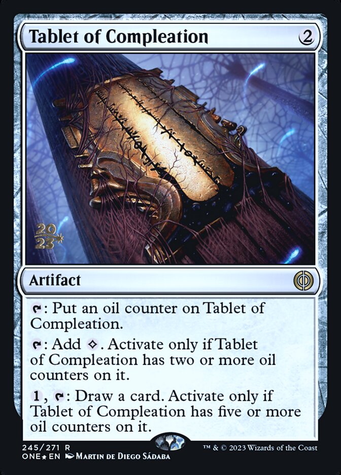Tablet of Compleation 245 (Prerelease Cards)  - Foil | Good Games Adelaide SA