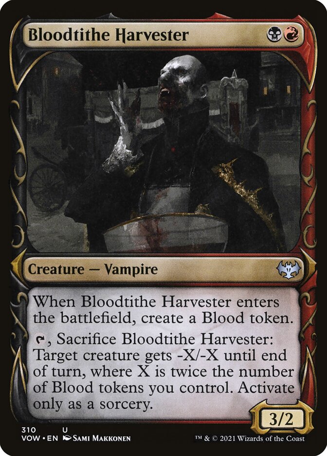 Bloodtithe Harvester Showcase 310 (Innistrad: Crimson Vow)  | Good Games Adelaide SA