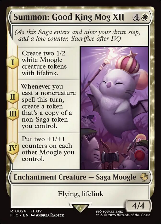 Summon: Good King Mog XII 26 (Commander: FINAL FANTASY)  | Good Games Adelaide SA