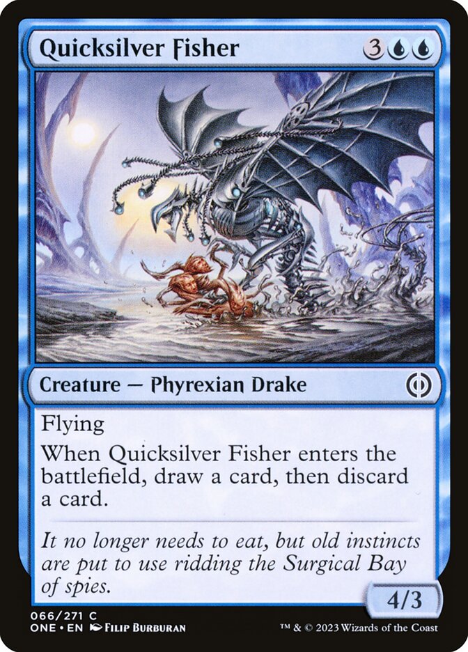 Quicksilver Fisher 66 (Phyrexia: All Will Be One)  | Good Games Adelaide SA