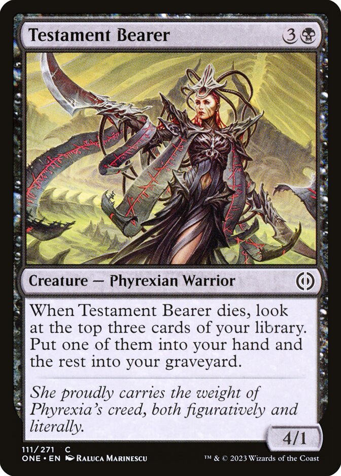 Testament Bearer 111 (Phyrexia: All Will Be One)  | Good Games Adelaide SA