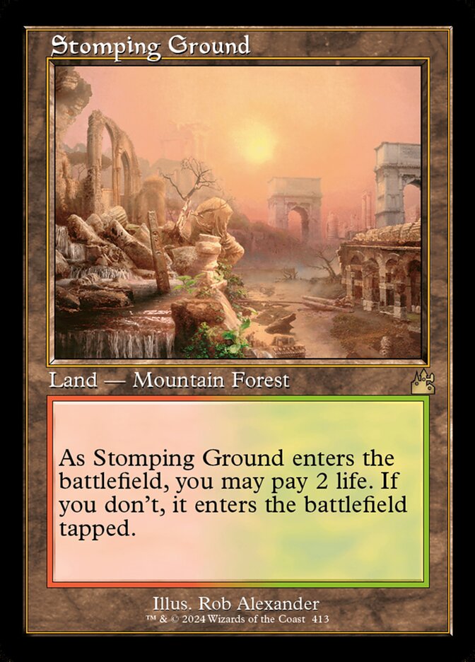 Stomping Ground 413 (Ravnica Remastered)  - Foil | Good Games Adelaide SA
