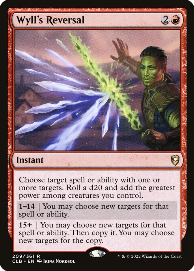 Wylls Reversal 209 (Commander Legends: Battle for Baldur's Gate)  | Good Games Adelaide SA