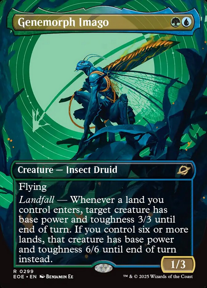 Genemorph Imago Borderless 299/276 (Edge of Eternities)  - Borderless Foil | Good Games Adelaide SA
