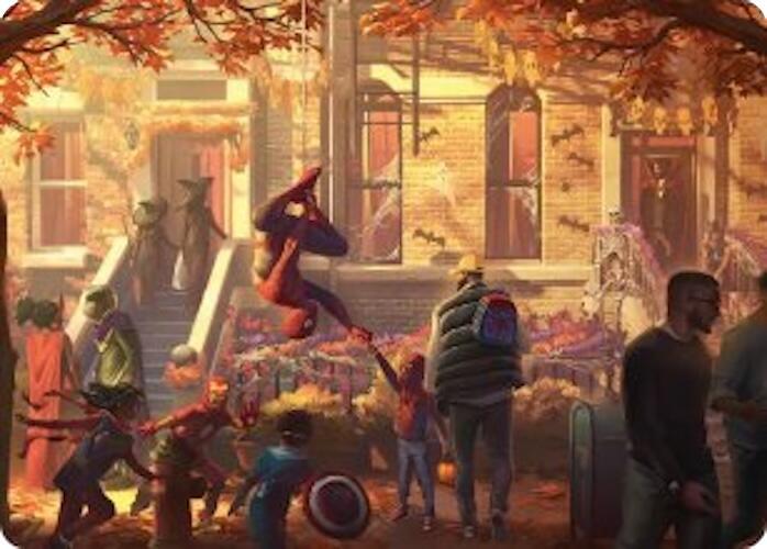Friendly Neighborhood Art Card 2 (Art Series: Marvel's Spider-Man)  | Good Games Adelaide SA