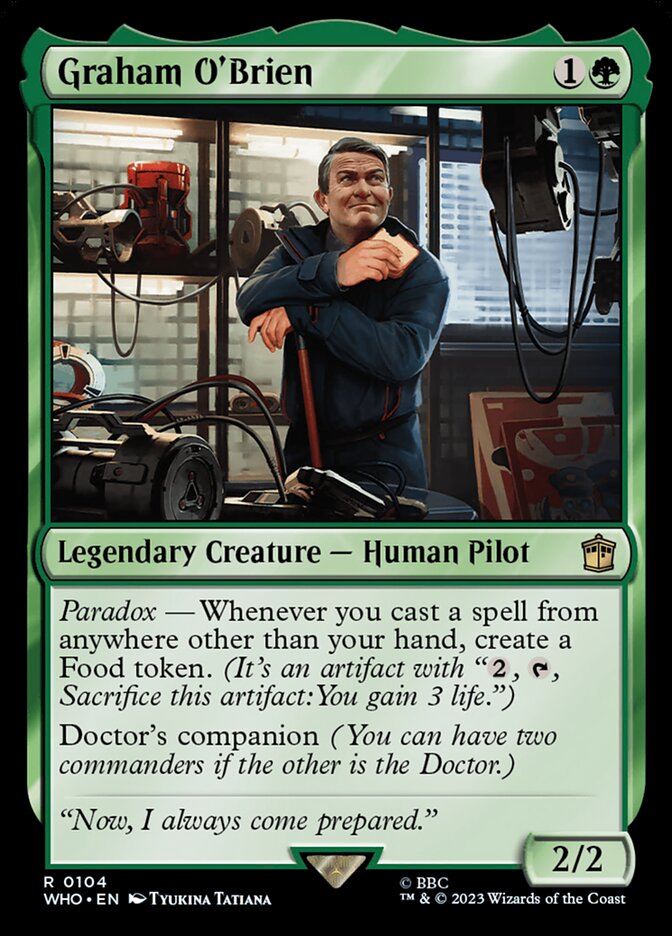 Graham O'Brien 104 (Universes Beyond: Doctor Who)  | Good Games Adelaide SA