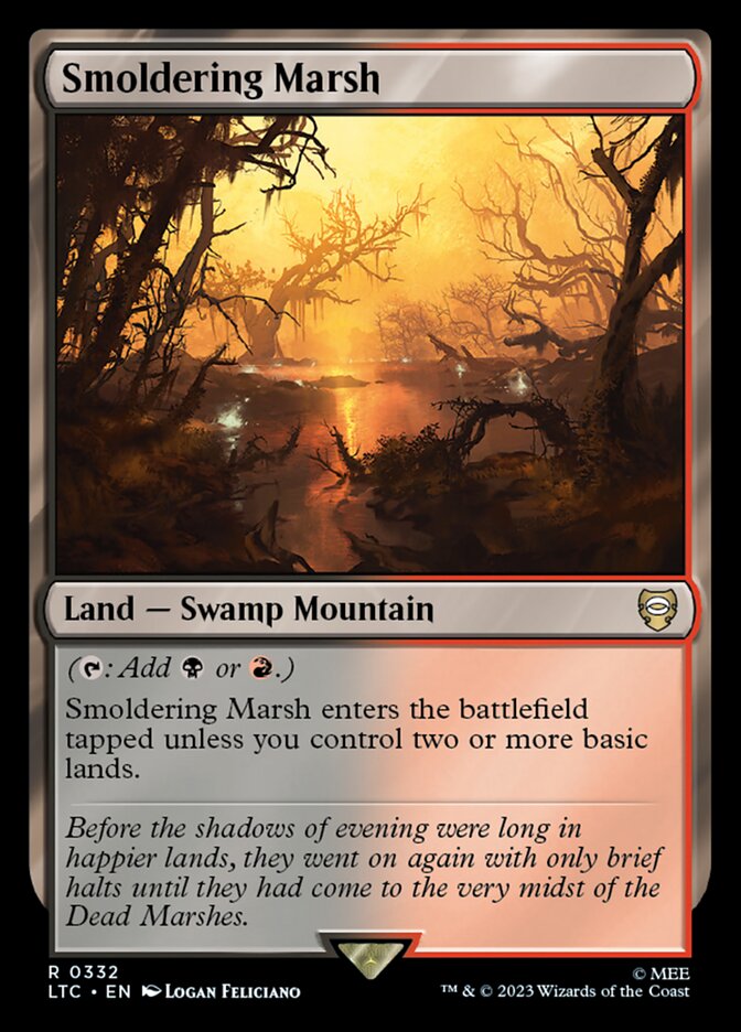Smoldering Marsh 332 (Commander: The Lord of the Rings: Tales of Middle-earth)  | Good Games Adelaide SA