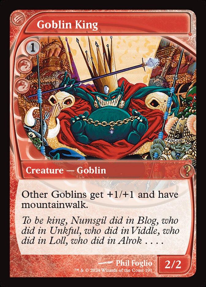 Goblin King 191 (Mystery Booster 2)  - Foil | Good Games Adelaide SA