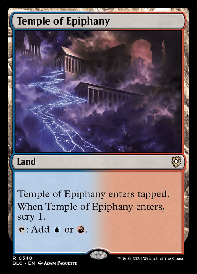 Temple of Epiphany 340 (Commander: Bloomburrow)  | Good Games Adelaide SA