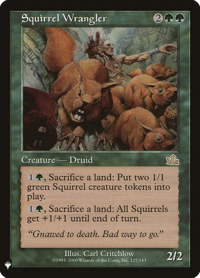 Squirrel Wrangler 127/143 (The List Reprints)  | Good Games Adelaide SA