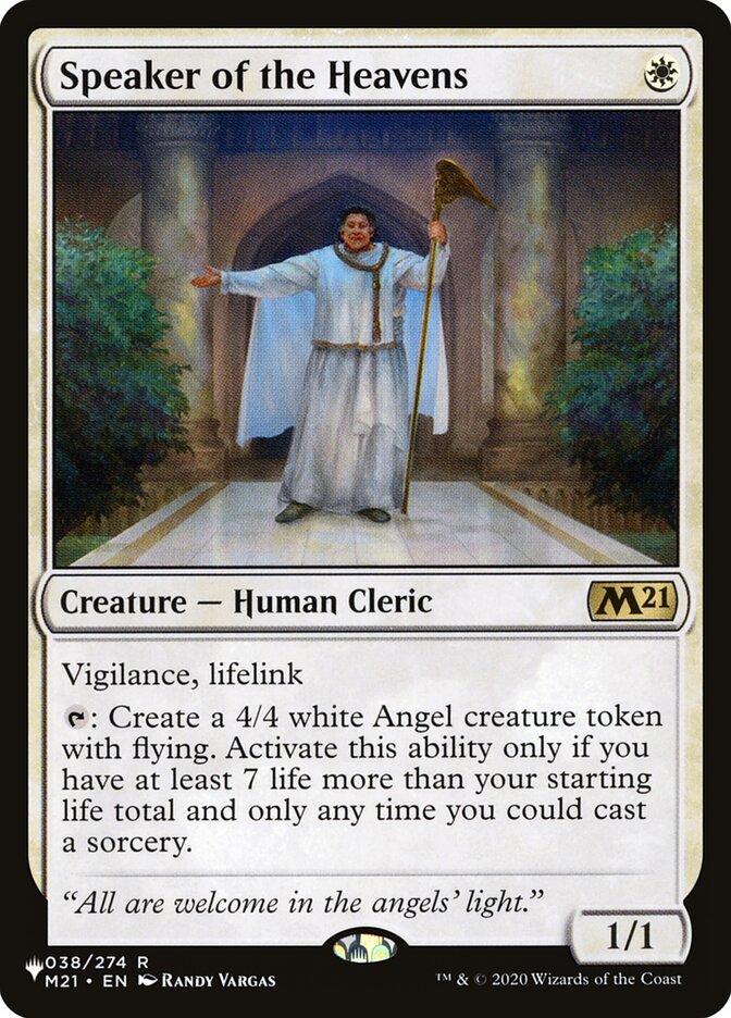 Speaker of the Heavens 038/274 (The List Reprints)  | Good Games Adelaide SA