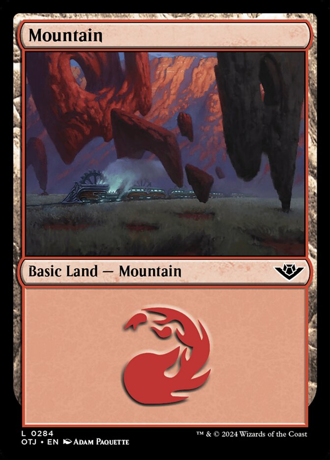 Mountain 284 (Outlaws of Thunder Junction)  - Foil | Good Games Adelaide SA