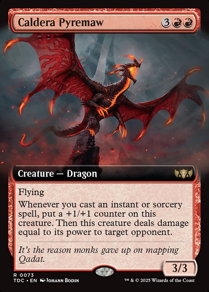 Caldera Pyremaw 73 (Commander: Tarkir: Dragonstorm)  | Good Games Adelaide SA
