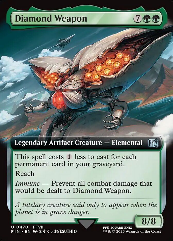 Diamond Weapon 470/309 (FINAL FANTASY)  - Extended Art  | Good Games Adelaide SA