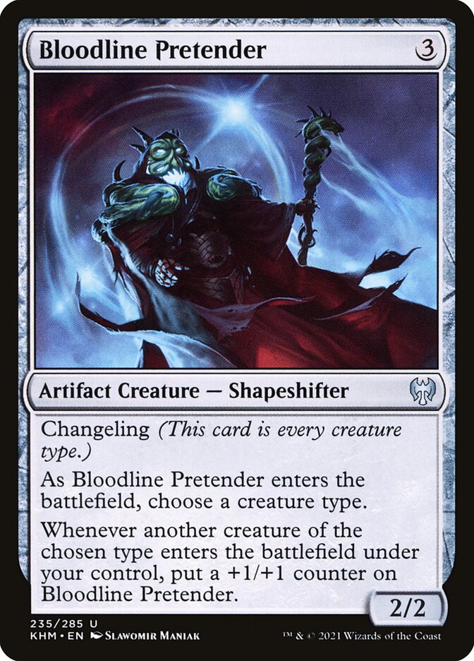 Bloodline Pretender 235 (Kaldheim)  - Foil | Good Games Adelaide SA