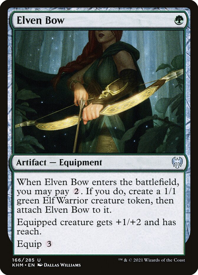 Elven Bow 166 (Kaldheim)  - Foil | Good Games Adelaide SA
