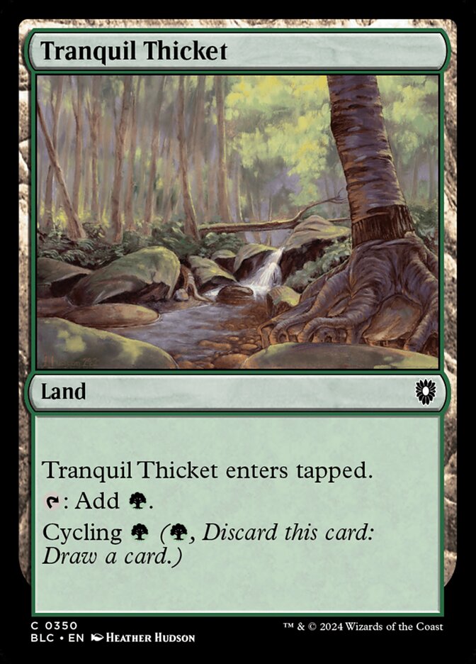 Tranquil Thicket 350 (Commander: Bloomburrow)  | Good Games Adelaide SA