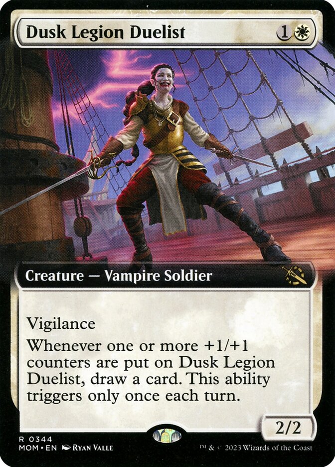 Dusk Legion Duelist 344 (March of the Machine)  - Extended Art | Good Games Adelaide SA