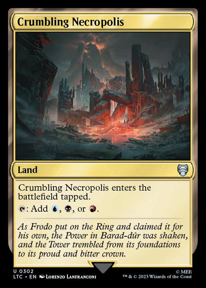 Crumbling Necropolis 302 (Commander: The Lord of the Rings: Tales of Middle-earth)  | Good Games Adelaide SA