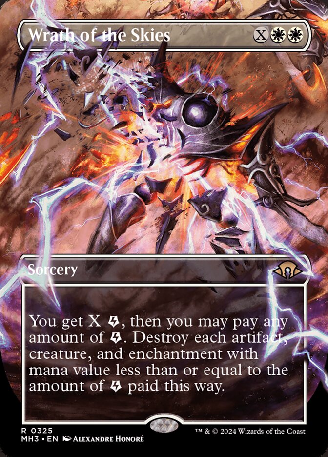 Wrath of the Skies 325/319 (Modern Horizons 3)  - Borderless Foil | Good Games Adelaide SA