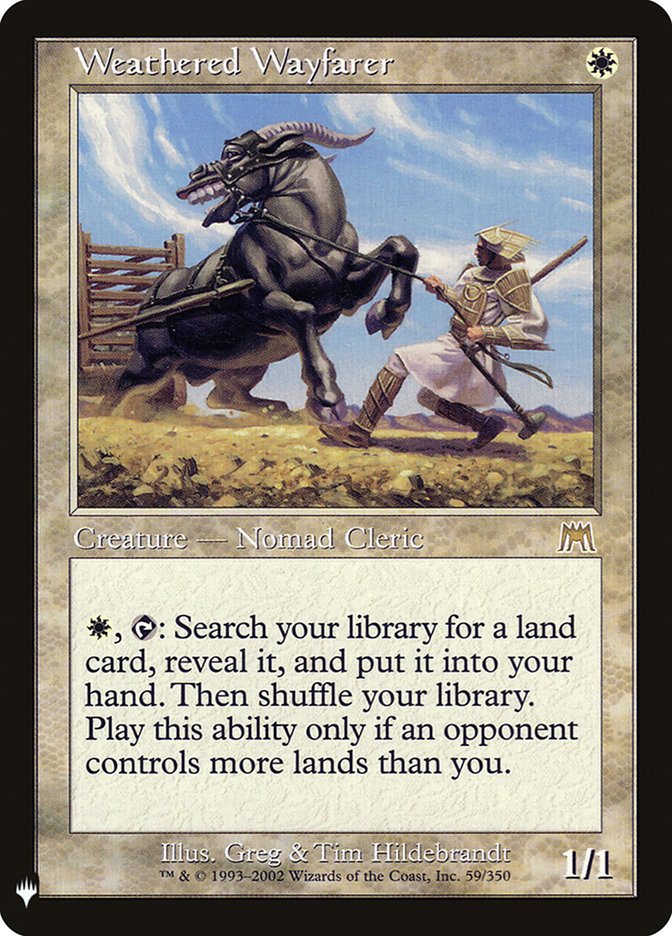 Weathered Wayfarer 59 (The List Reprints)  | Good Games Adelaide SA