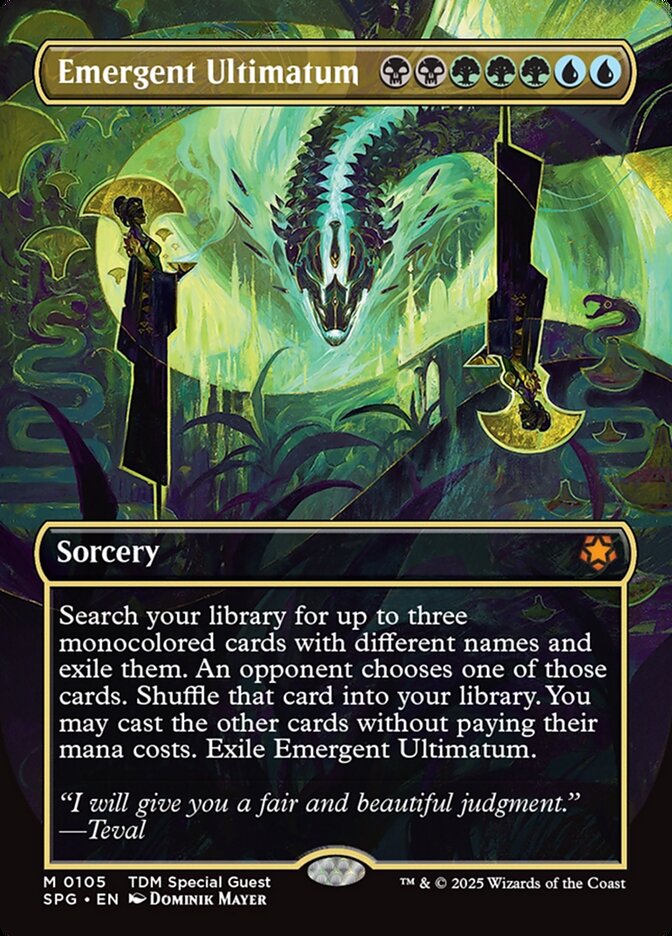 Emergent Ultimatum 105 (Special Guests)  - Borderless Foil | Good Games Adelaide SA