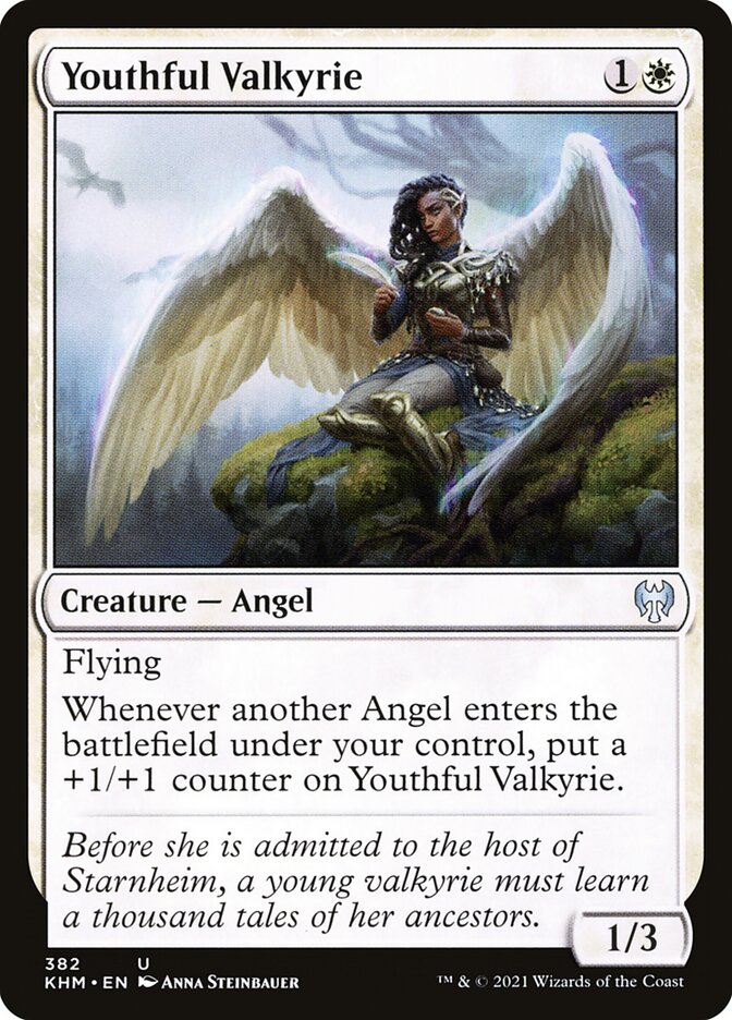 Youthful Valkyrie 382 (Kaldheim)  | Good Games Adelaide SA