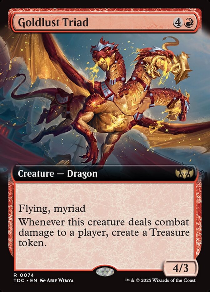 Goldlust Triad 74 (Commander: Tarkir: Dragonstorm)  | Good Games Adelaide SA
