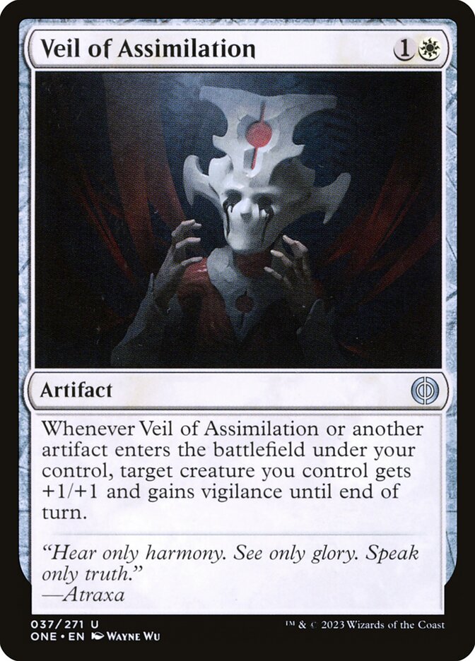 Veil of Assimilation 37 (Phyrexia: All Will Be One)  - Foil | Good Games Adelaide SA
