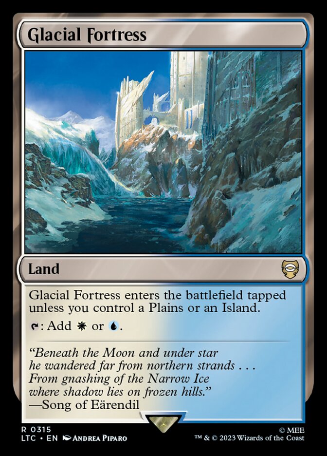 Glacial Fortress 315 (Commander: The Lord of the Rings: Tales of Middle-earth)  | Good Games Adelaide SA