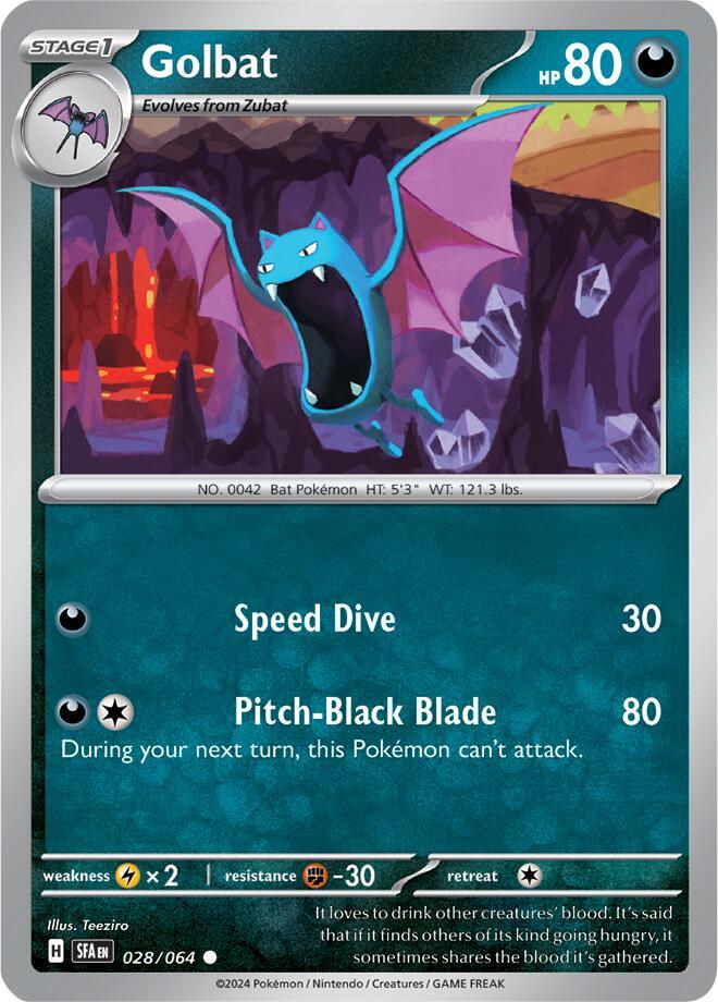 Golbat 028/064 (SV: Shrouded Fable)  | Good Games Adelaide SA